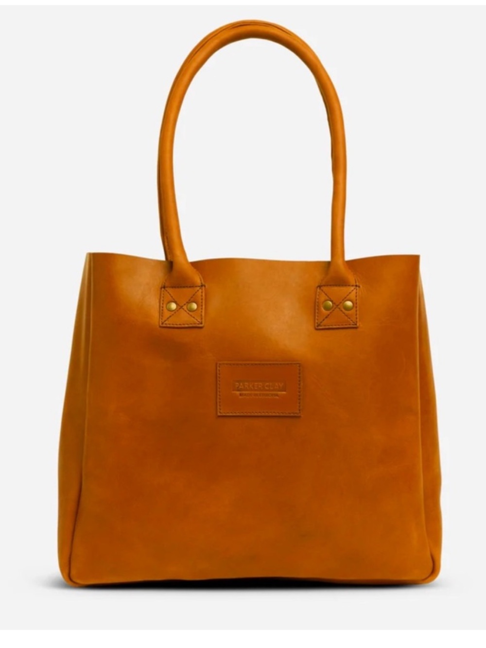 Parker Clay leather Merkato tote